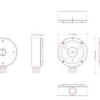 Enzo provision camera opbouwdoos geschikt voor i2-i4-difix zwart - 7900493