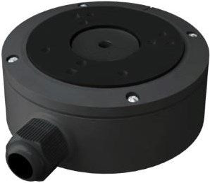 Scatola da superficie per telecamera con predisposizione E-vision adatta per i2-i4-difix nero - 7900493