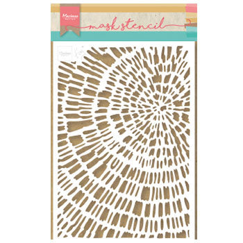 Design Marianne • maschera stencil in legno affettato di tiny