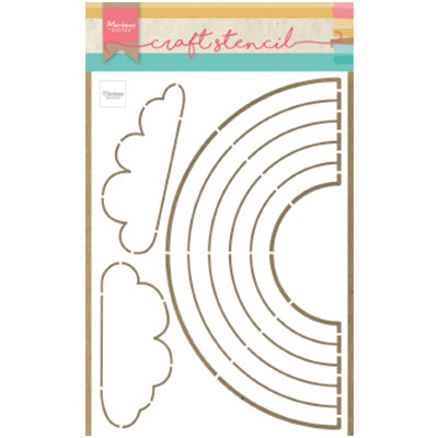 Design Marianne • stencil artigianale arcobaleno