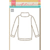 Design Marianne • maglione con stencil artigianale