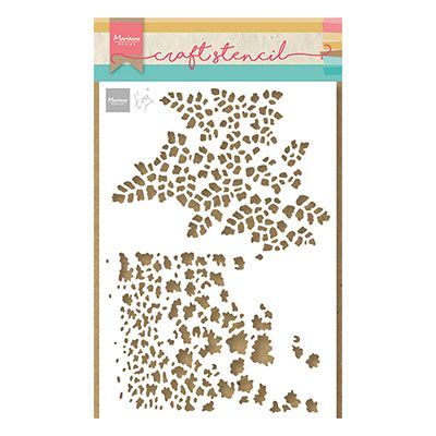Marianne design • stencil artigianale con texture a farfalla di tiny
