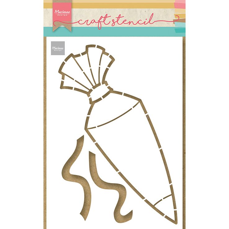 Design Marianne • sacchetto di caramelle con stencil artigianali di marleen