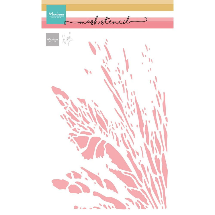 Design Marianne • stencil per maschere tiny's oops
