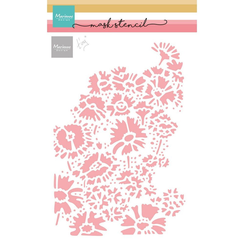 Design Marianne • stencil per maschera campo di fiori di tiny