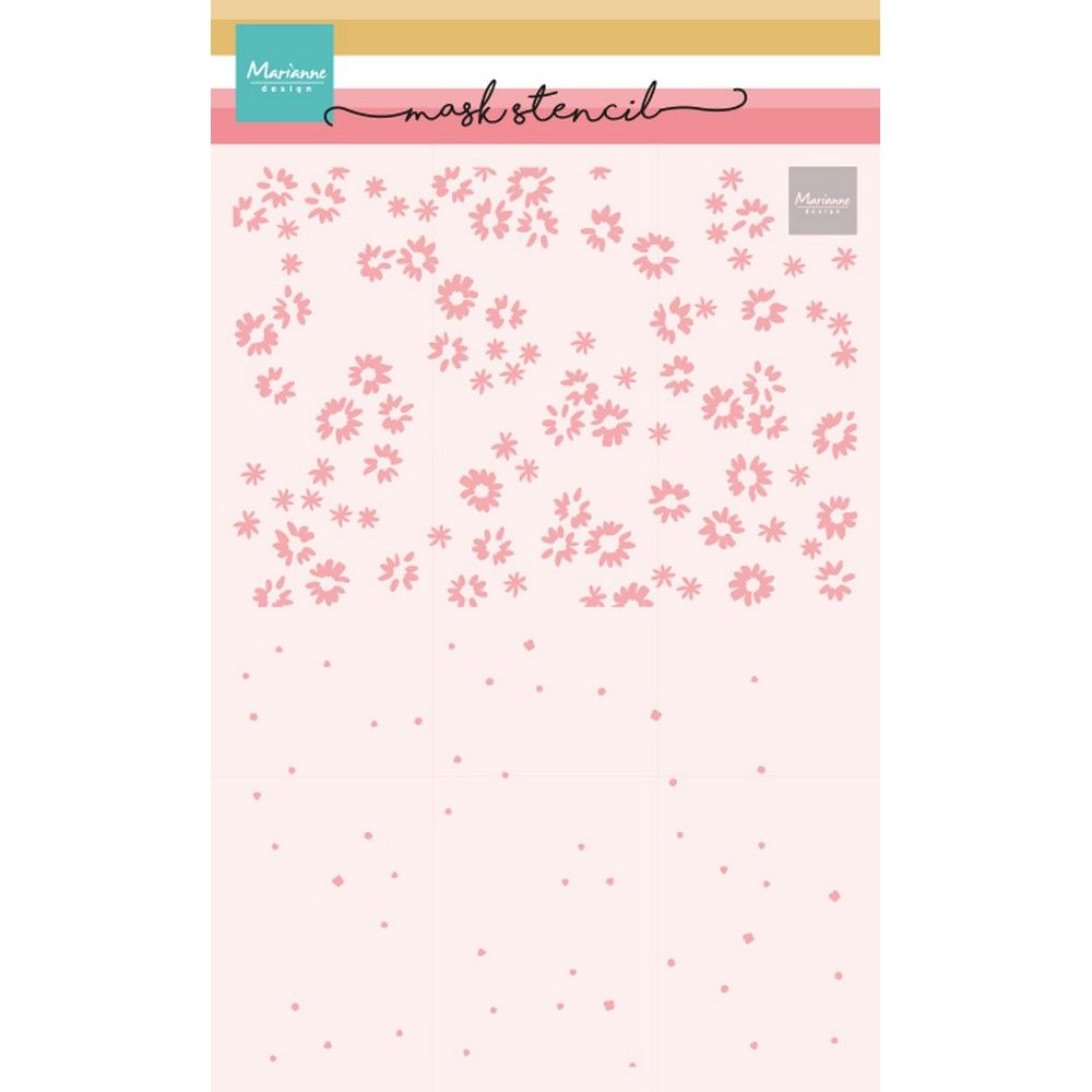 Marianne design • plantilla máscara 2 capas margaritas