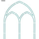 Design Marianne • stencil artigianali per finestre della chiesa