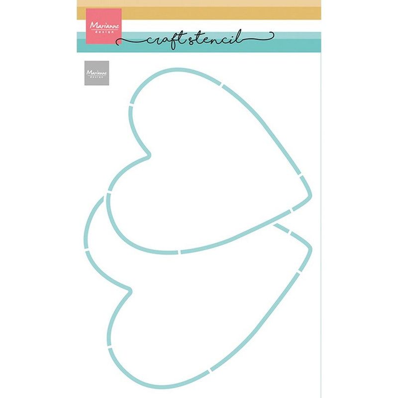 Design Marianne • stencil artigianali stencil 2 cuori