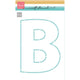 Design Marianne • lettera stencil artigianale b