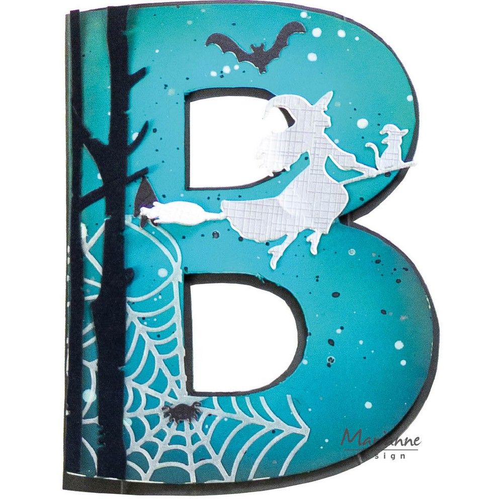 Marianne design • plantilla artesanal letra b