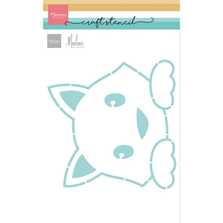 Design Marianne • stencil artigianale gatto di marleen