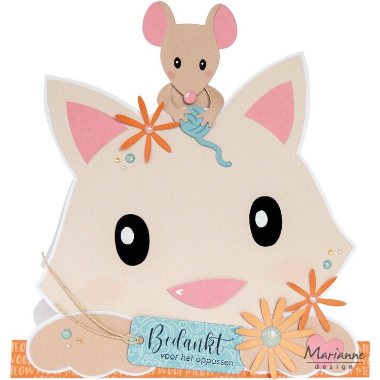 Design Marianne • stencil artigianale gatto di marleen