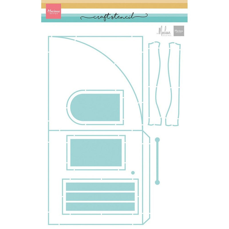 Marianne design • stencil artigianale a4 crea una stanza di marleen