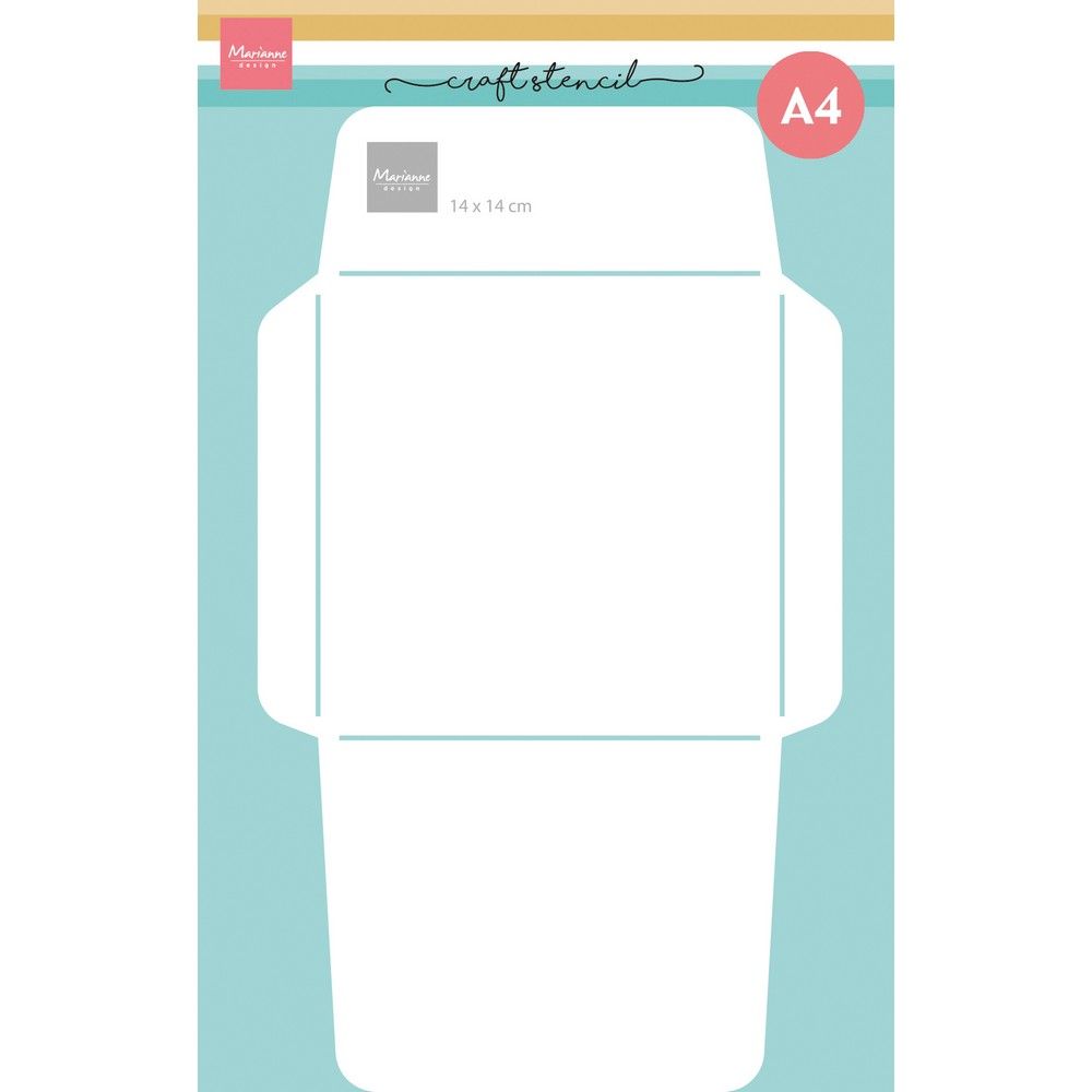 Design Marianne • busta per stencil artigianale 14x14 cm