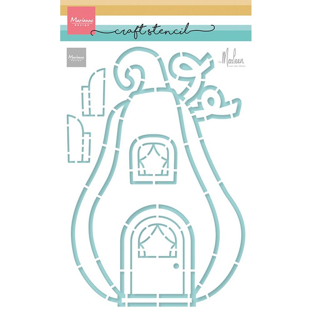 Marianne design • stencil artigianali stencil zucca cottage di marleen