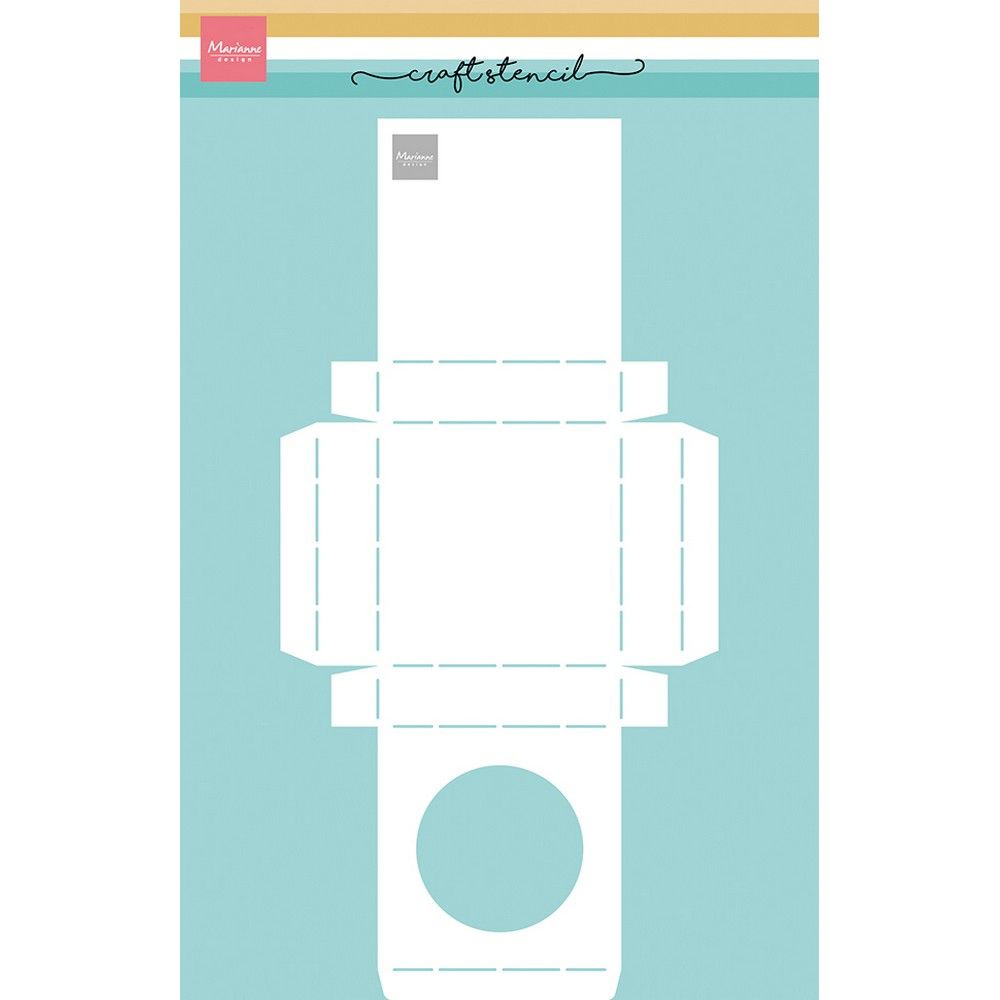 Marianne design • caja de velas con plantilla artesanal