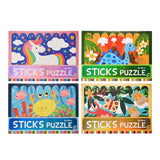 Sticks puzzle stroken puzzel 15x18cm - afbeelding 1