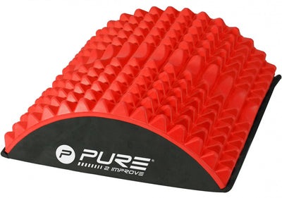 Puro2improve cuscino di allenamento muscolare addominale 30 x 28 cm rosso rosso