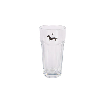 Clayre eef drinkglas teckel 320ml ø8x15 cm glas