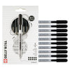 Sakura • set classico retrattile gelly roll nero 10 pezzi