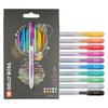 Sakura • gelly roll retractil metalico set 10uds
