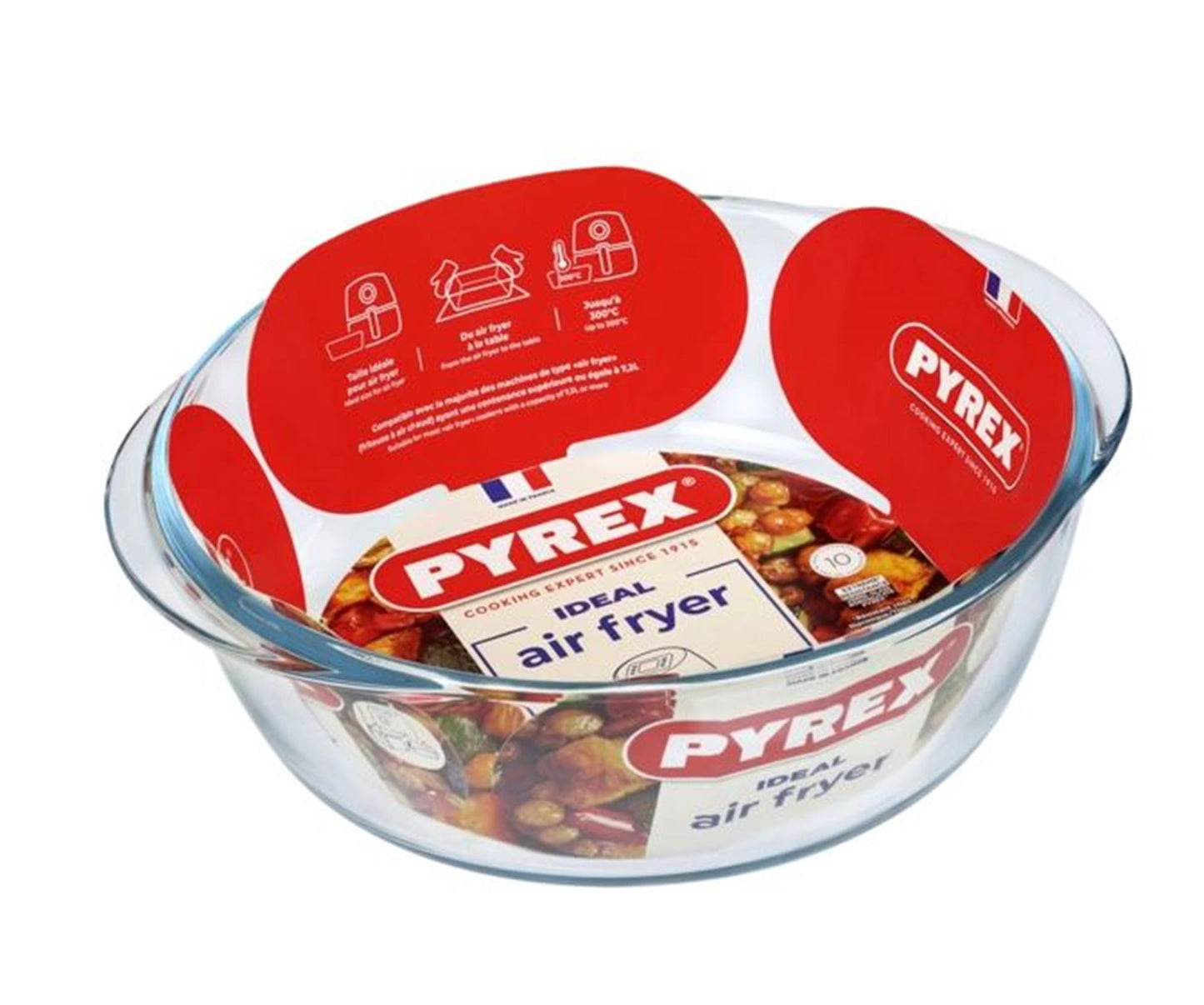 Pyrex airfryer ronde schaal 2,3l