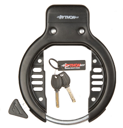 Python Ringslot con plug-in per catena Black su carta