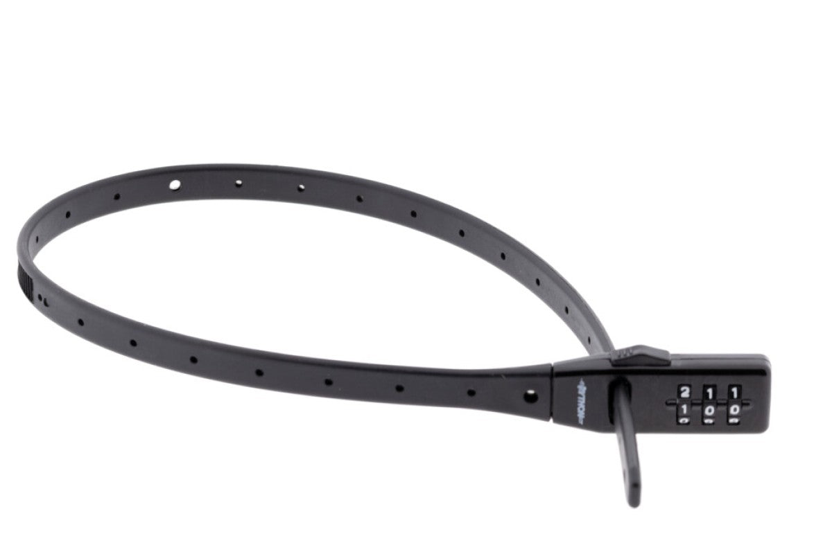 Combinación de cierre de brida Python Lock 53 cm, negro