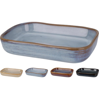 Excellent houseware oven dish stoneware reactive 12x9cm