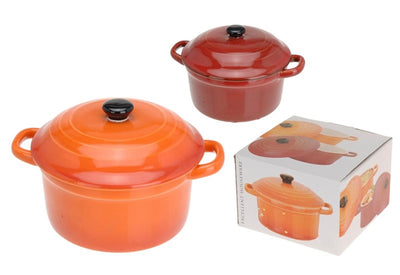 Cazuela porcelana Z + tapa 10x5cm o ro