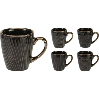 Excelente menaje para el hogar taza de loza 200ml 4ass caja de 12 piezas