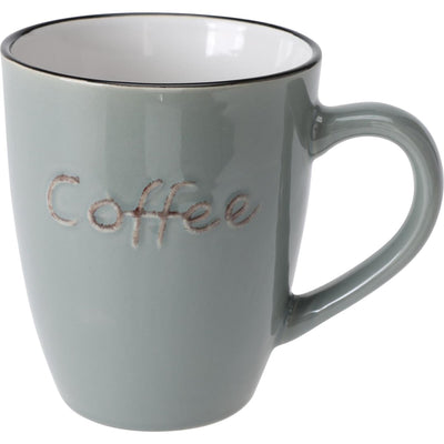 Excelente menaje para el hogar taza loza gres 350ml
