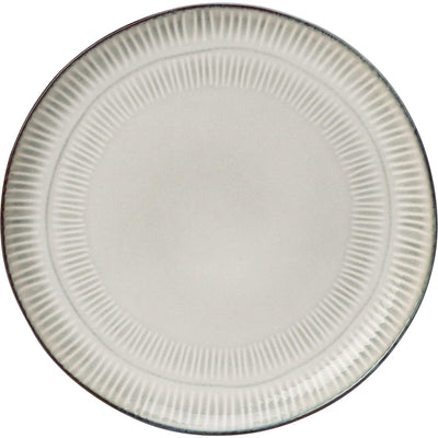 Excellent houseware plate earthenware gres ø21cm box of 6 pcs