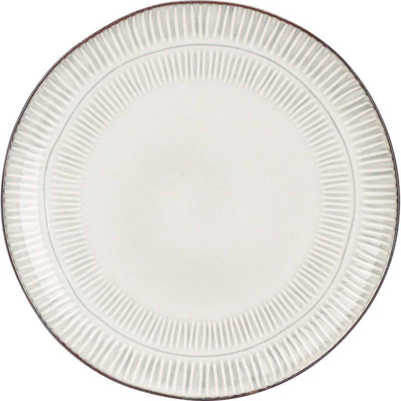Excelente menaje para el hogar plato loza gres ø27cm caja de 6 piezas