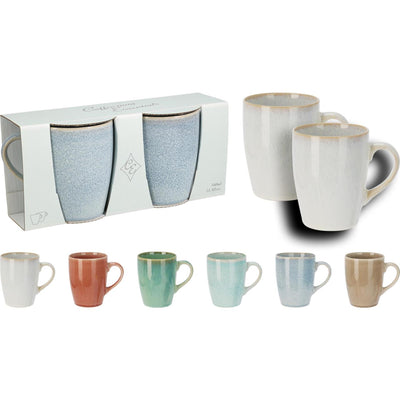 Z1 set a 2 mokken aardewerk gres 340ml