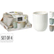 Eccellente casalingo tazza in terracotta da 300ml set da 4 pezzi