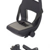 achterzitje junior 6+ voetsteun + gordel grijs