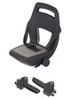asiento trasero junior 6+ reposapiés + cinturón gris