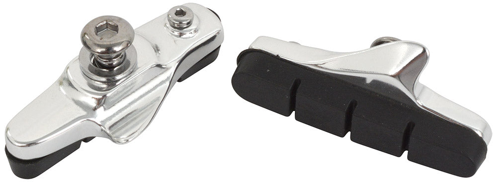 Pattini freno Quaxar Shimano Road Alu Cartuccia Argento