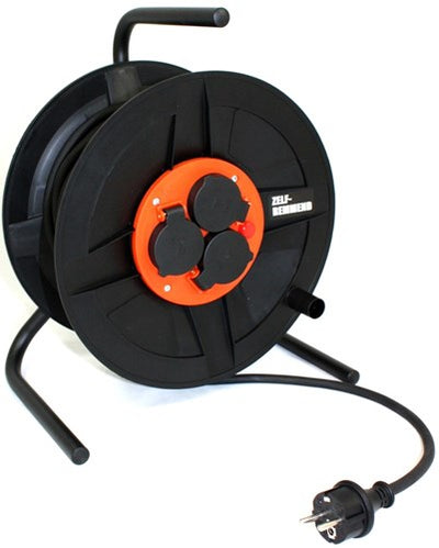 Carrete de cable Qwattpro 25mtr 3x2,5 BM-300 3 veces