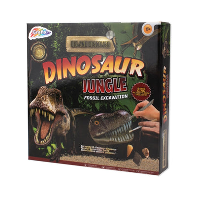 Grafix scava e scopre la giungla dei dinosauri