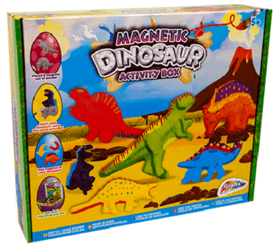 Scatola magnetica per attività dinosauri Grafix