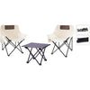 Set da campeggio in metallo 3 pezzi