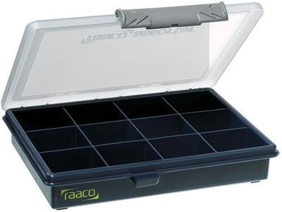 Caja surtida Raaco 12 compartimentos
