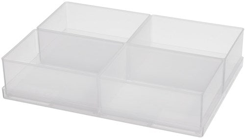 Cajas insertables Raaco 55 a7-1, (4 uds.) en bandeja - 136471 - 136471