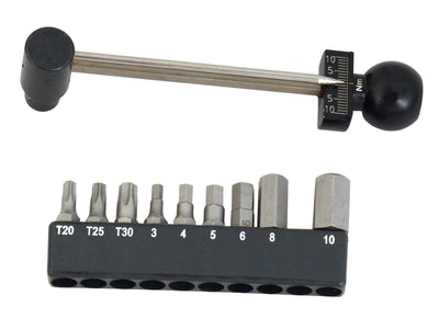 Kit mini chiave dinamometrica Radon Comp 1 4 1-10 nm incl. bit