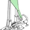 Radon centering gauge for r513 wheel truing stand