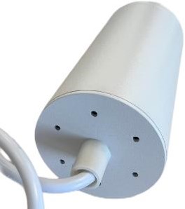 Luminaria de carril trifásica con casquillo gu10 blanco - 5050202