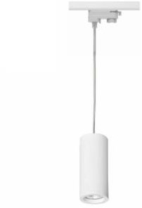 Luminaria de carril trifásica con casquillo gu10 blanco - 5050202
