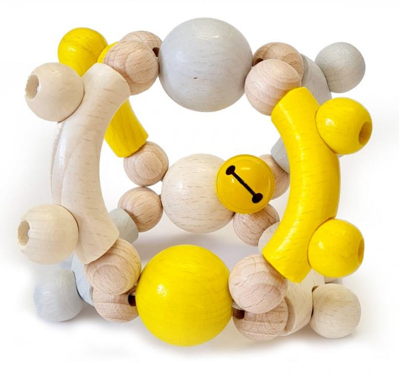 Palla con sonaglio Hess (giallo naturale)